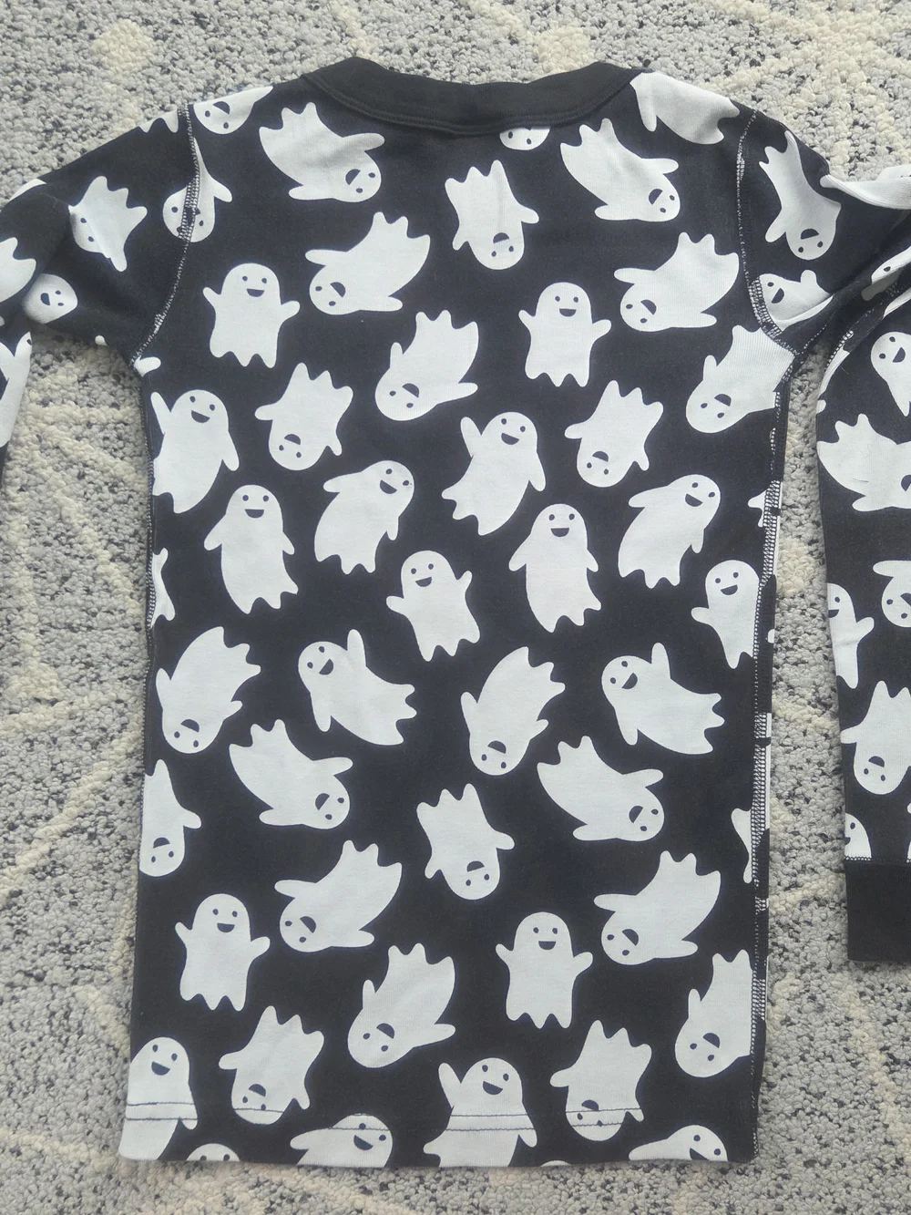 Hanna Andersson Ghost Long John Pajamas Halloween